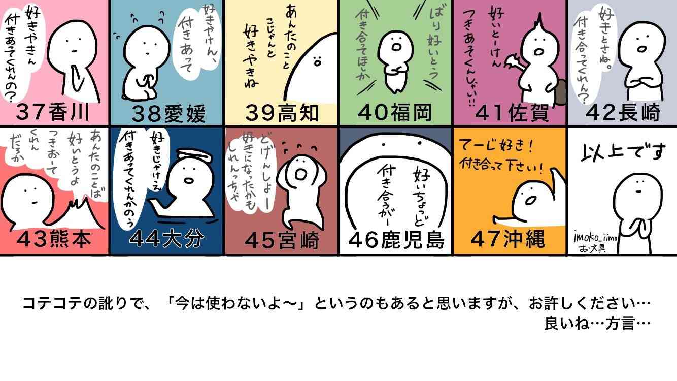 方言で告白されたい!都道府県ランキング