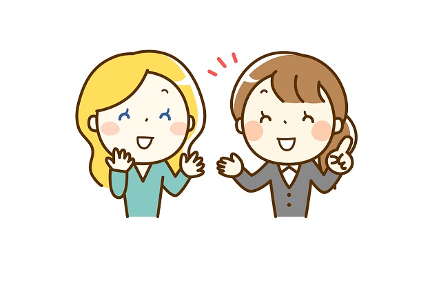 接客英語について質問したり答えたりするトピ