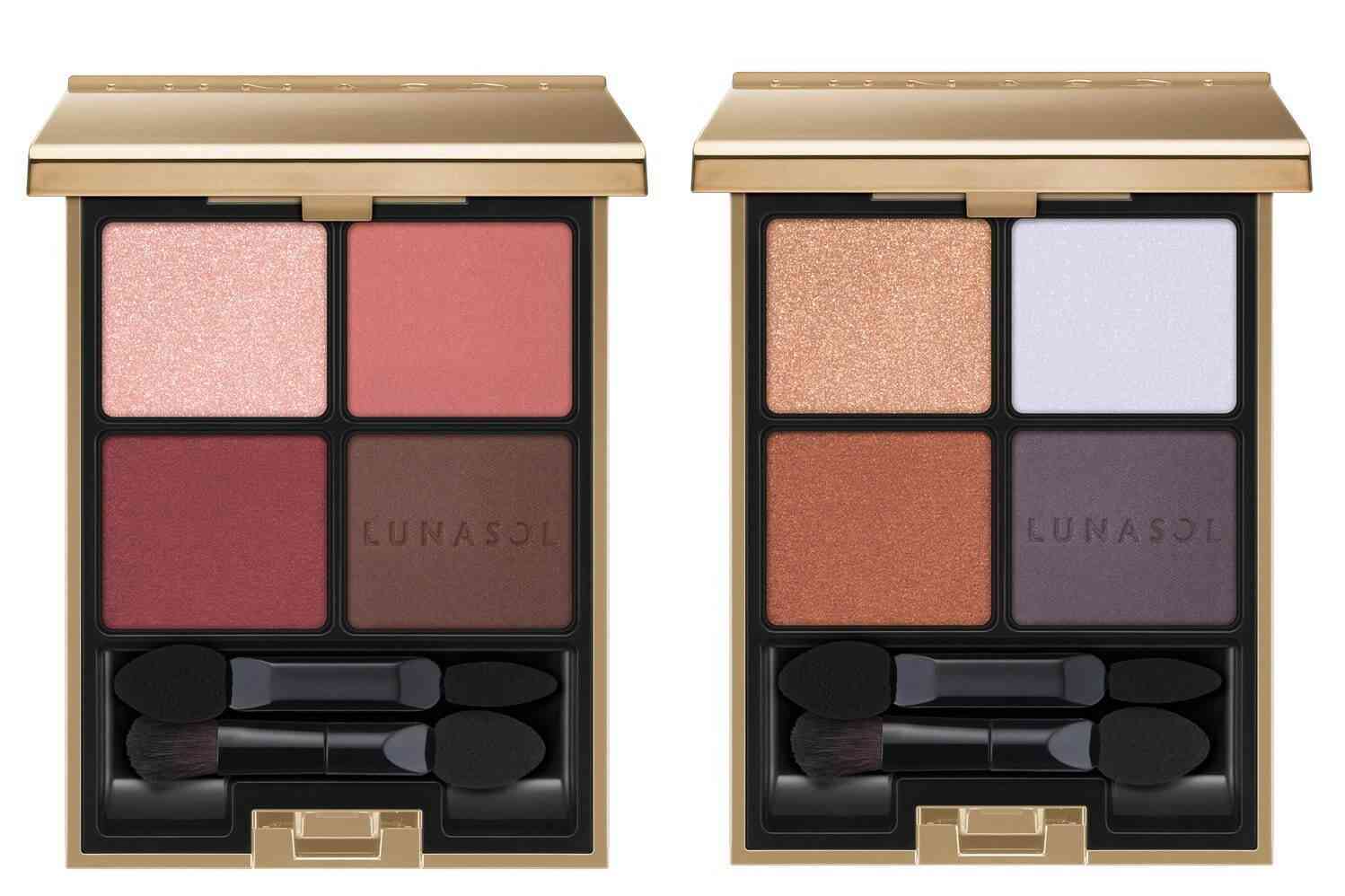 秋の赤みブラウンメイク