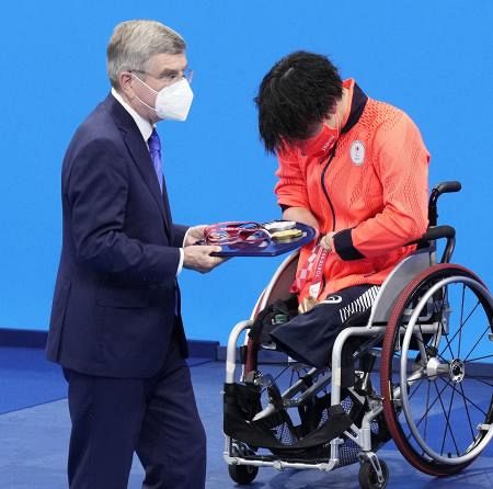 ＩＯＣのバッハ会長が観戦　パラリンピック競泳：東京新聞 TOKYO Web