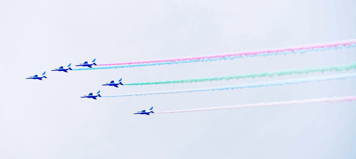 ブルーインパルス求め想像を絶する「密」状態　国立競技場周辺の状況は…