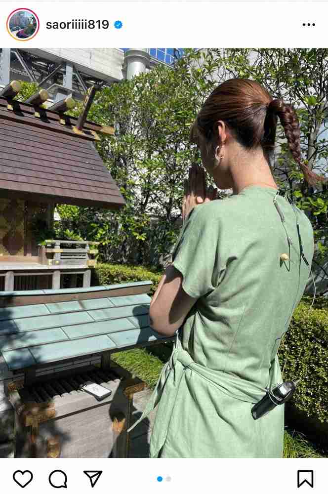 木村沙織さん フジ屋上の神社で「お賽銭は電子マネー」に「今どきですね」「使えるんですか!?」の声