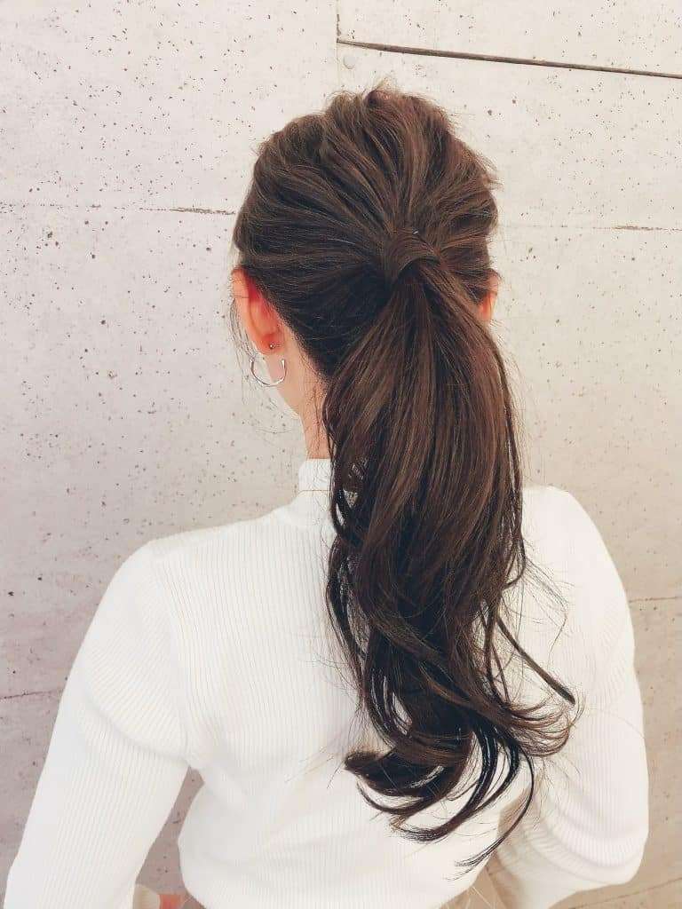 【髪型】簡単で可愛いアップスタイル