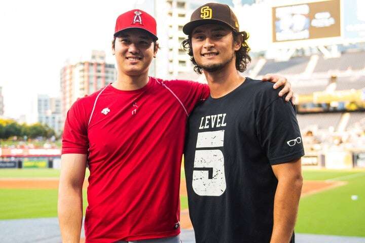 「日本の宝!」大谷翔平&ダルビッシュ有の“豪華2ショット”に現地メディアも興奮。「対戦が見たい」