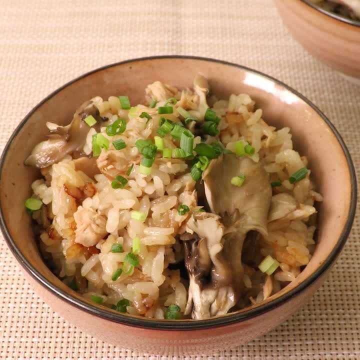 まいたけの風味が広がる！ ツナとまいたけの炊き込みごはんのレシピ動画・作り方 | DELISH KITCHEN