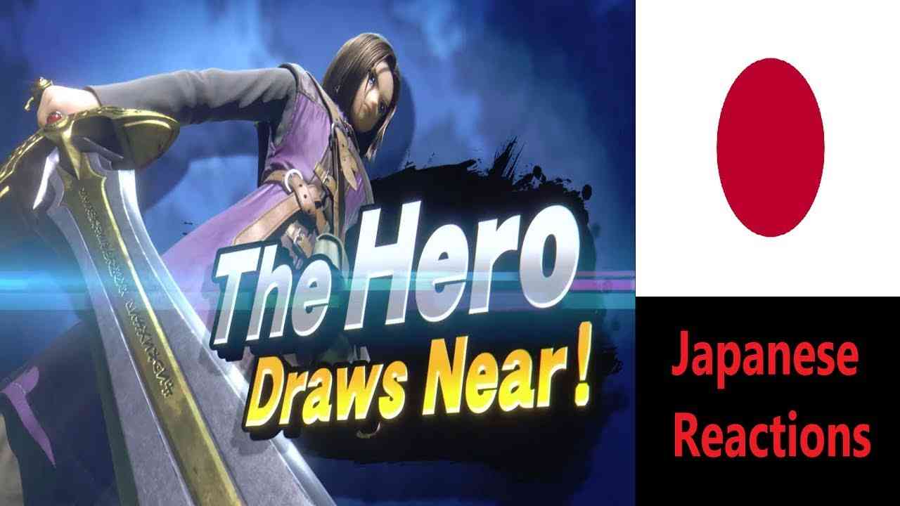 Japanese Reactions to The Hero from Dragon Quest in Smash Bros Ultimate - YouTube