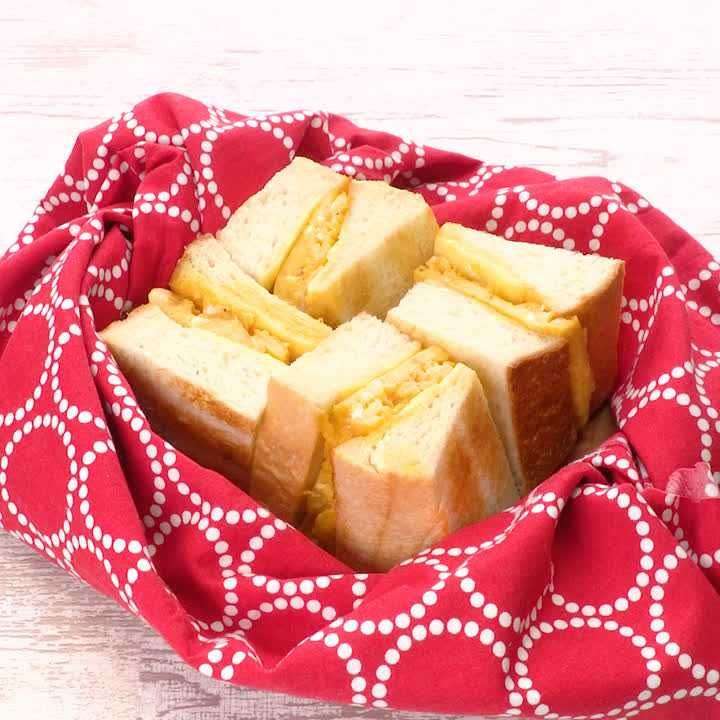 ふわふわ厚焼き♪ 京都の卵サンドのレシピ動画・作り方 | DELISH KITCHEN