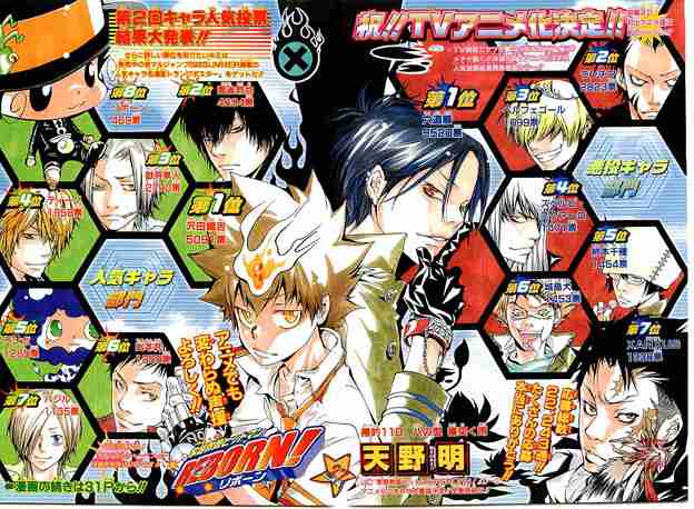 漫画の人気投票が見たい