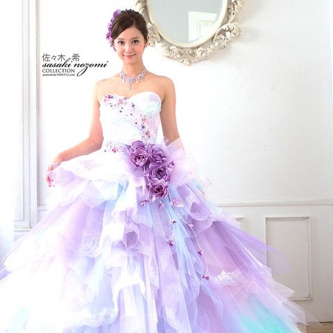 ブリブリなウェディング、カラードレスが見たい