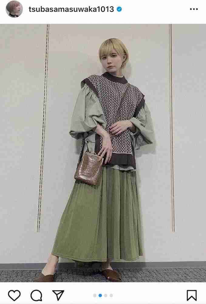 益若つばさ「癖の強いカメラマンのコスプレ」　私服グッチコーデ披露「中のスケスケのトップス使えます」