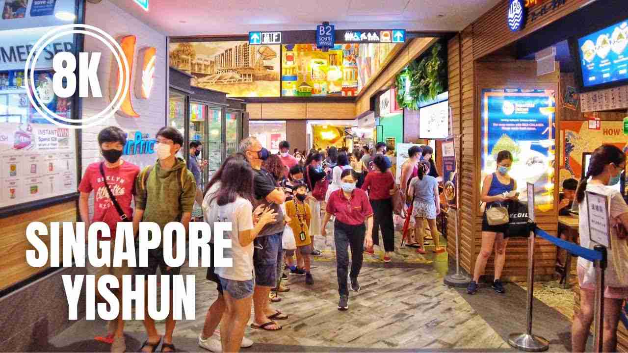 Singapore 8K: Yishun Central Neighbourhood Walk (April 2021) - YouTube