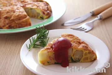 スパニッシュオムレツのレシピ・つくり方 | キッコーマン | ホームクッキング