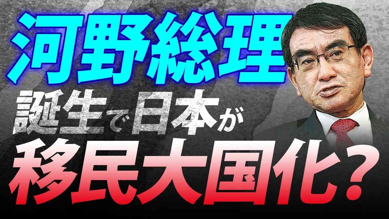 河野総理誕生で日本が移民大国化？（室伏謙一） - YouTube