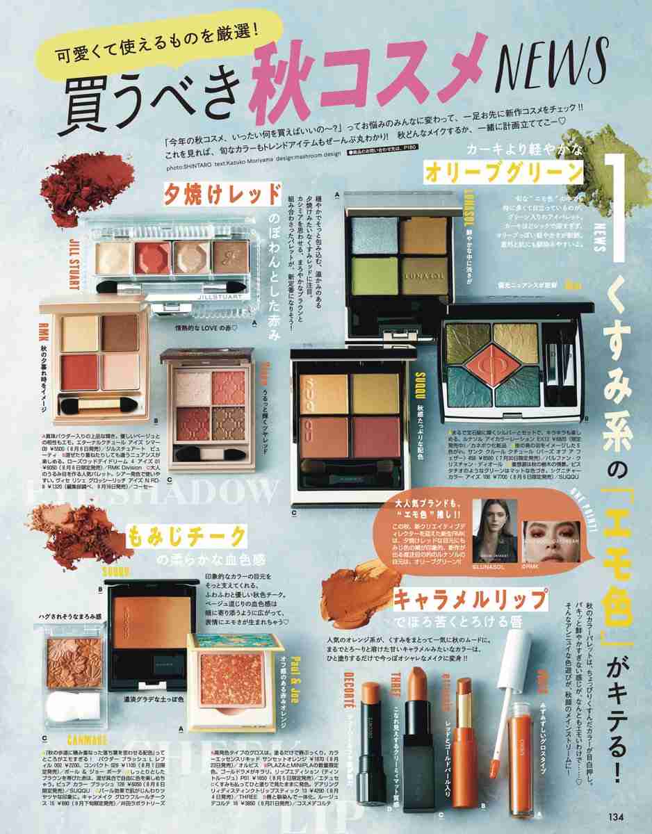 最近買ったプチプラ秋コスメ