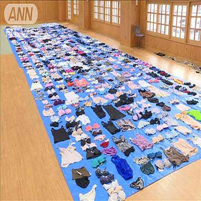 「近年例がない」容疑者宅から730枚の女性用下着を押収 大分・別府