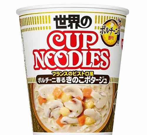 ポルチーニ香る濃厚ポタージュの「カップヌードル」発売