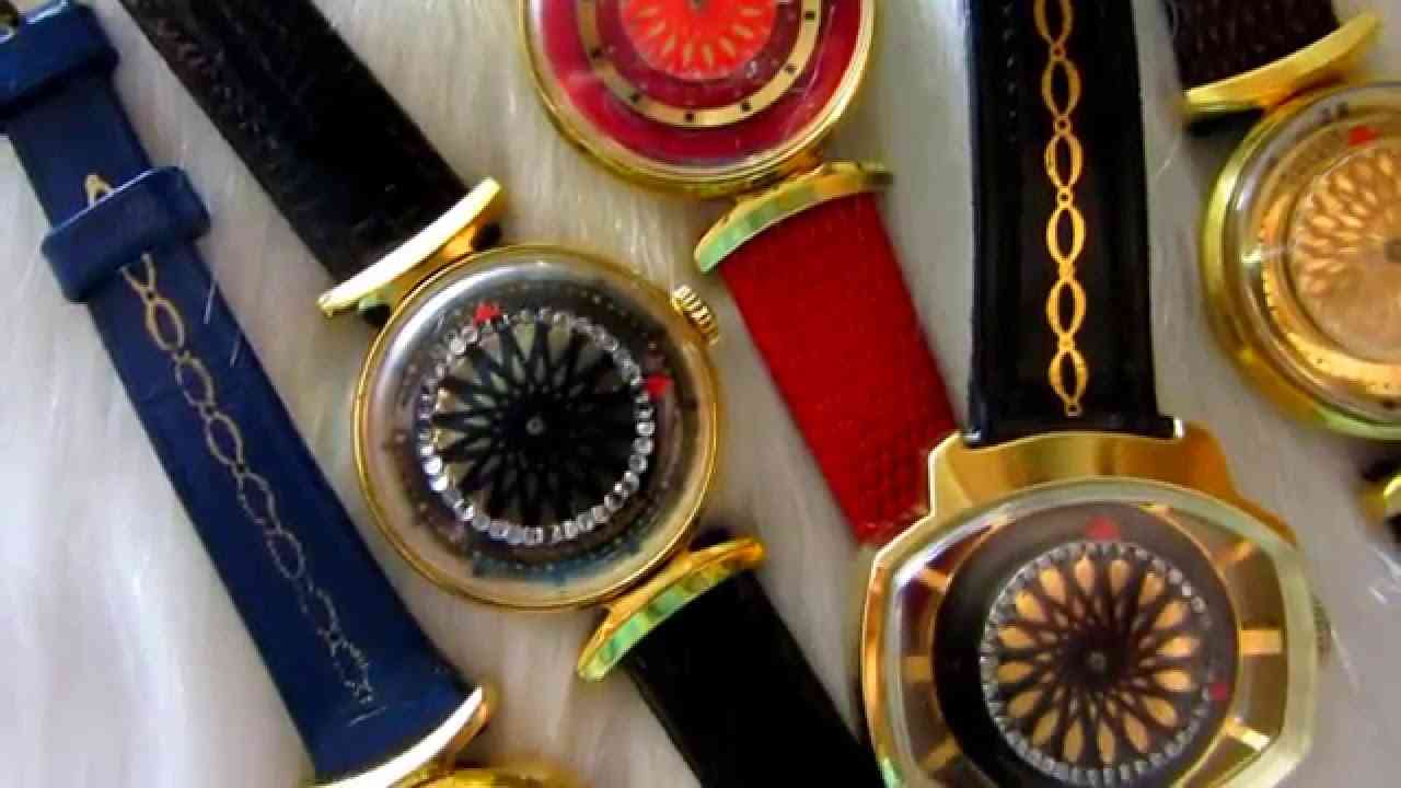 1960s Ernest Borel 17 jewels kaleidoscope cocktail ladies watch - YouTube