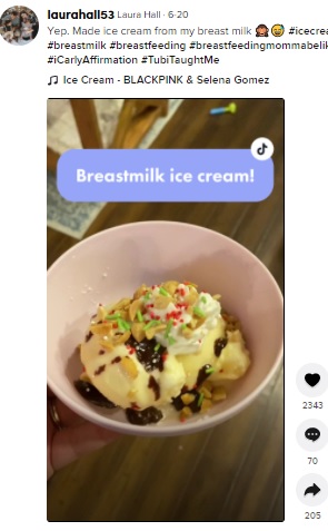 自分の母乳で作ったバターを夫に食べさせた女性、SNSで大反響もお味は?