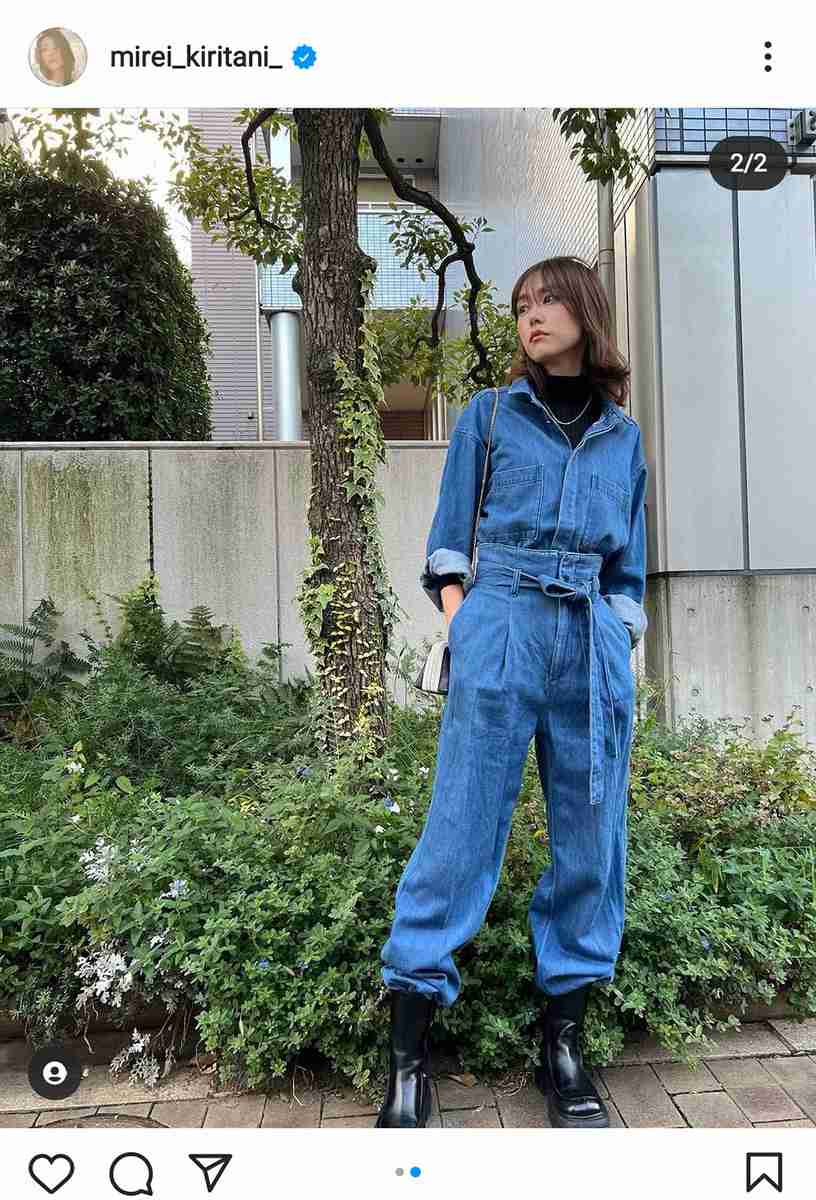 桐谷美玲、ティファニーの Tスマイルペンダント&上下デニムコーデに「カッコ可愛い」「素敵」の声