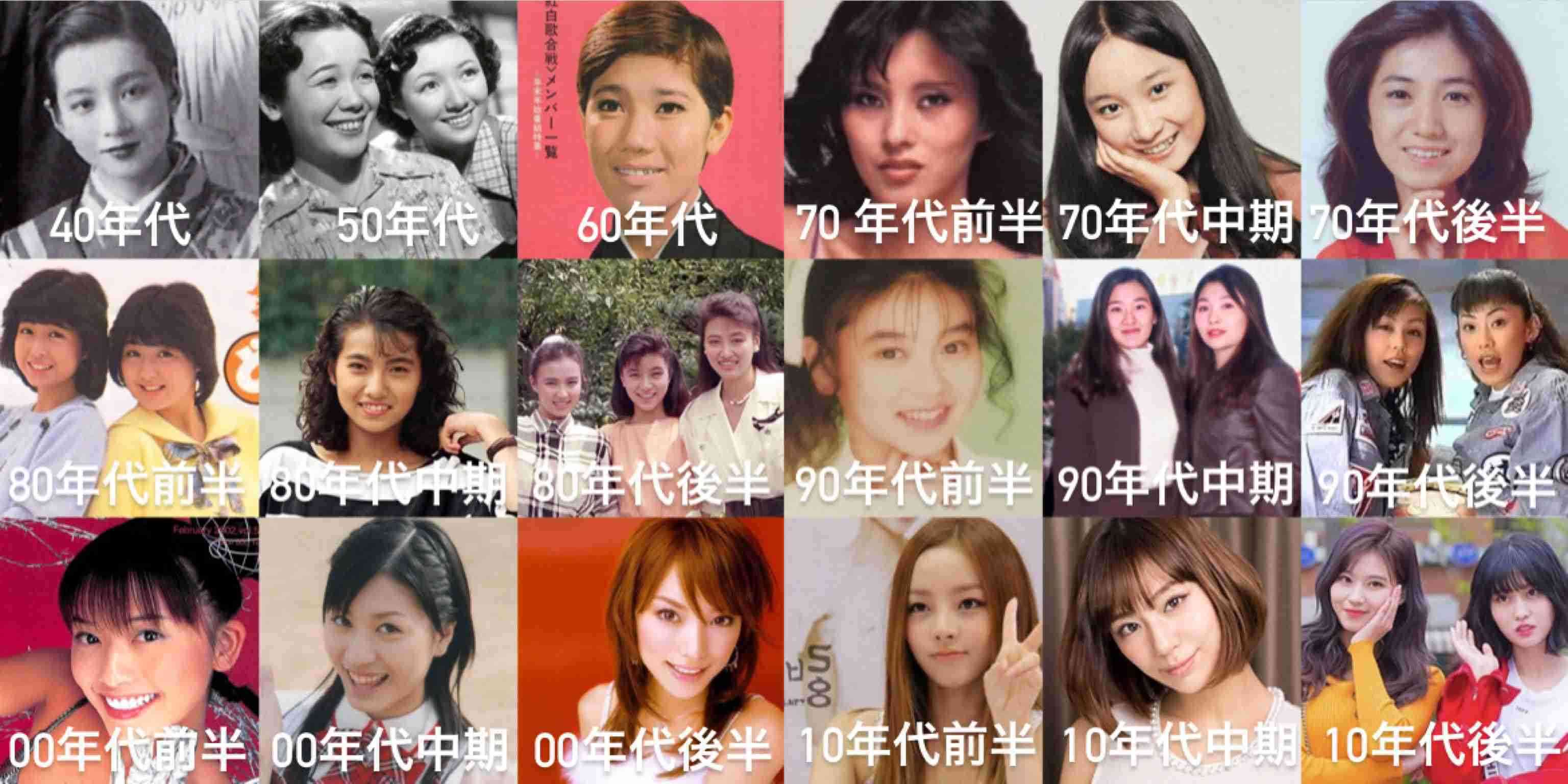 昔流行った美人顔を語りたい