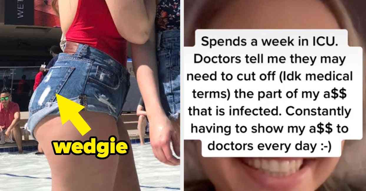 TikTok Woman's Jean Short Wedgie Lands Her In The ICU