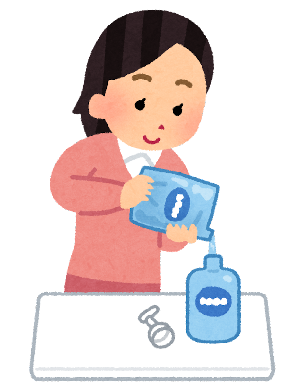 詰替え用ボトルはどれくらいの頻度で替えますか？壊れるまで使いますか？