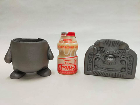 なぜ作った…？　鬼瓦職人が本気で作った「ヤクルト専用格納容器」の迫力がすごい