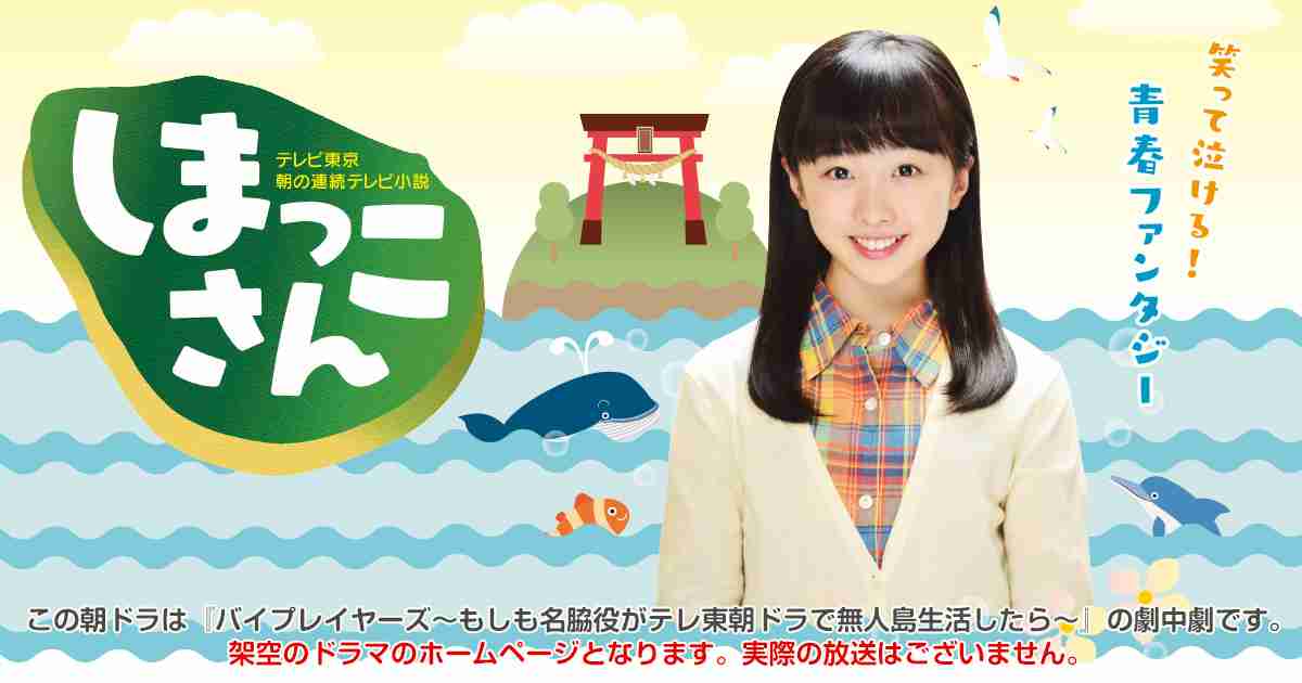 テレビ東京の朝ドラ【しまっこさん】 バイプレイヤーズ～もしも名脇役がテレ東朝ドラで無人島生活したら～：テレビ東京
