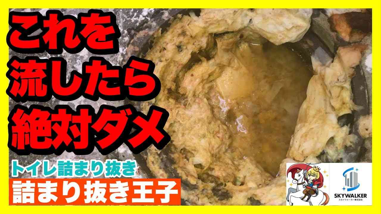 【閲覧注意】最近これを流して詰まっている現場が多発してます！！皆さん流さないように注意して下さい！！[排水管高圧洗浄][Drain Unblocking][Drain cleaning] - YouTube