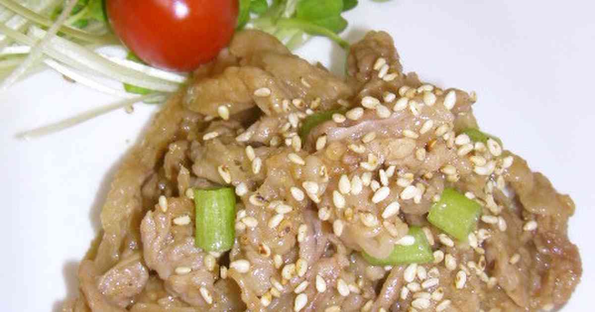 簡単レンジで２分♡焼肉だれで牛(豚)蒸し by yakopuyo 【クックパッド】 簡単おいしいみんなのレシピが359万品