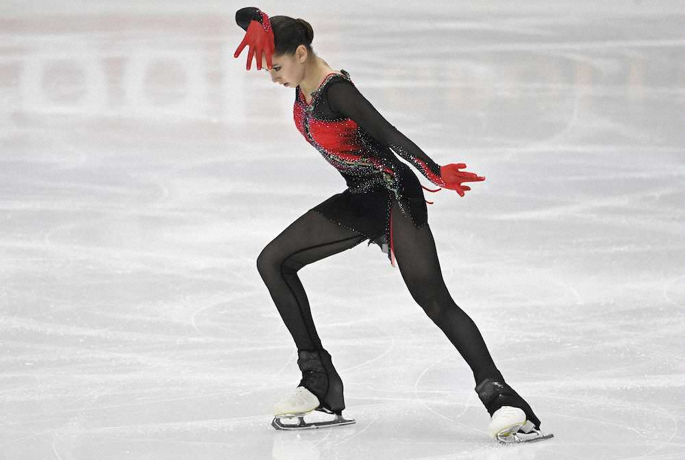 15歳ワリエワ249・24点！北京五輪金候補が世界最高V   4回転3本成功― スポニチ Sponichi Annex スポーツ