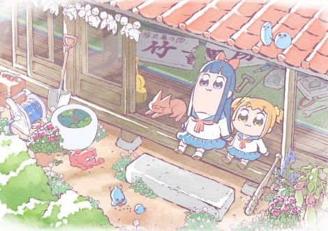アニメ『ポプテピピック』再放送、まさかの声優変更 前代未聞の”リミックス版”にネット騒然
