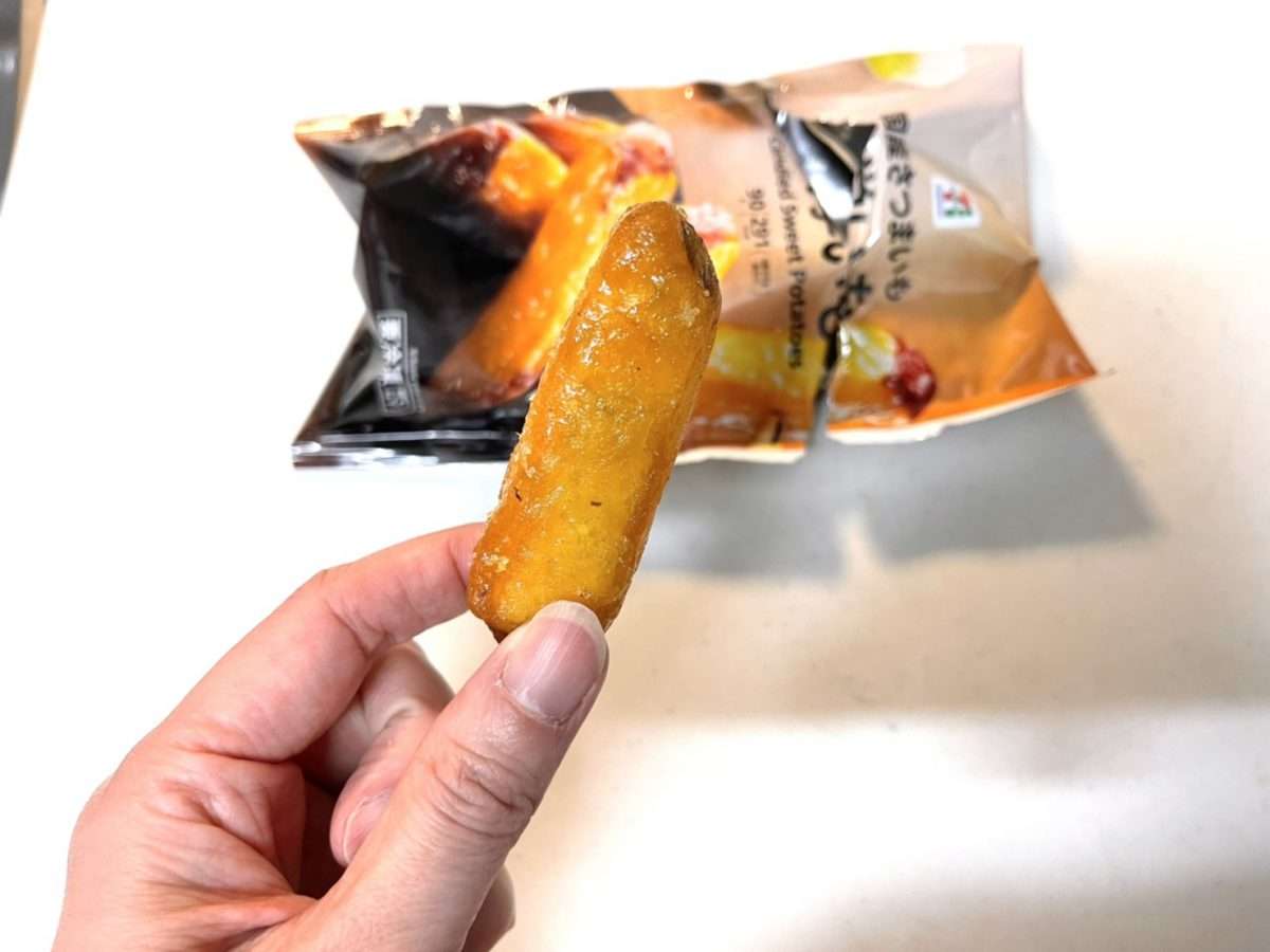 セブンイレブンの冷凍大学いも、解凍しないで食べると悪魔的ウマさに