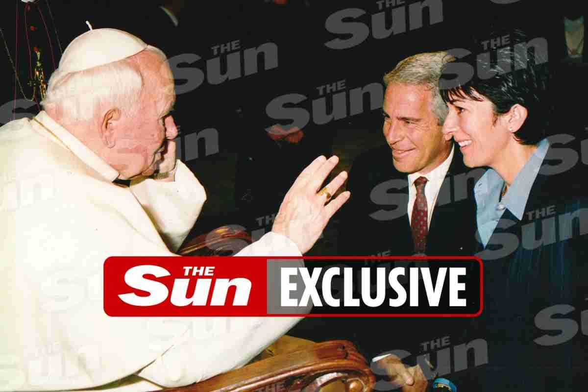 Beaming Jeffrey Epstein and Ghislaine Maxwell blessed by the Pope – showing their all-powerful connections