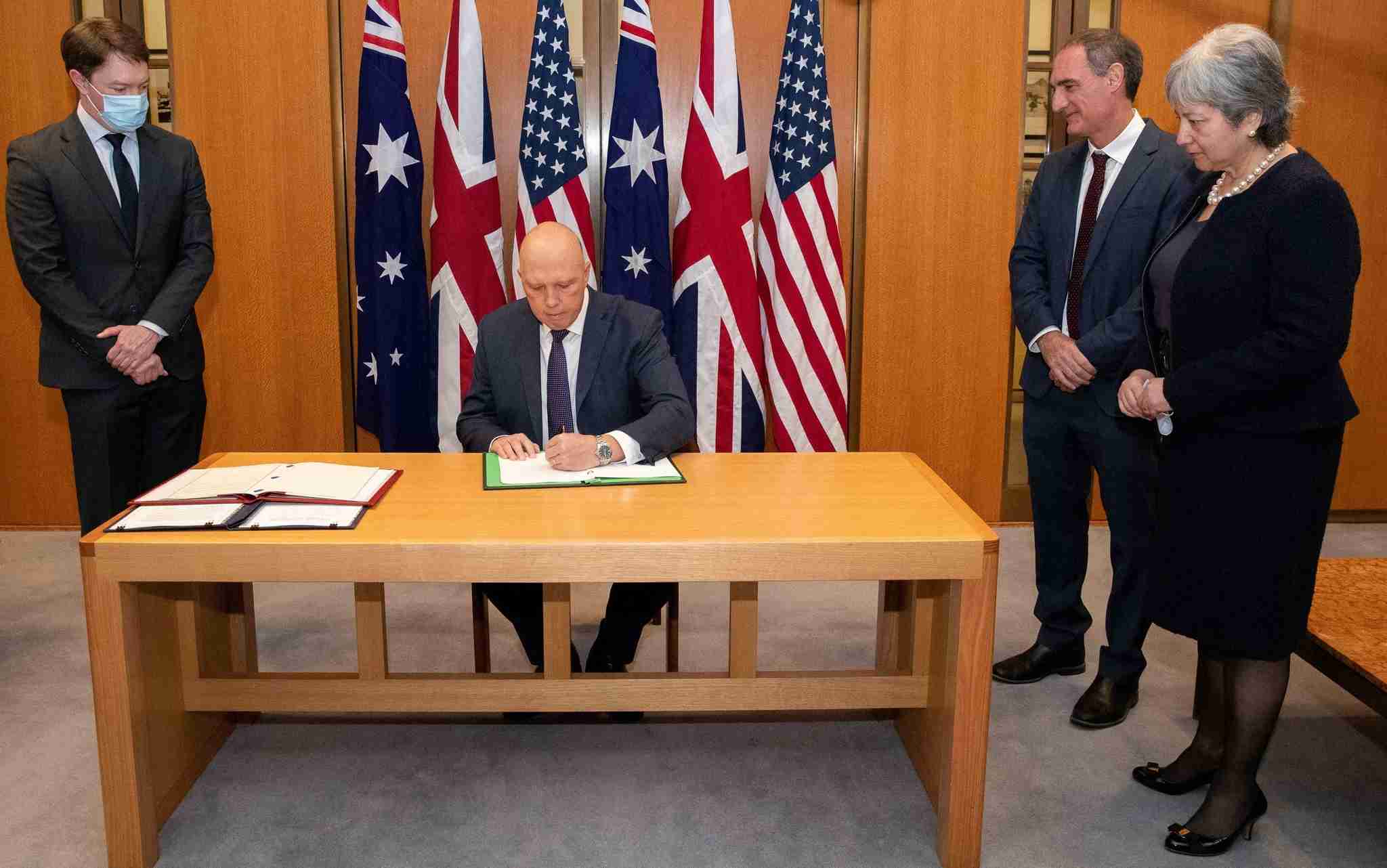 豪、米英と「オーカス」関連合意に調印 原潜情報の共有可能に（ＡＦＰ＝時事） - Yahoo!ニュース