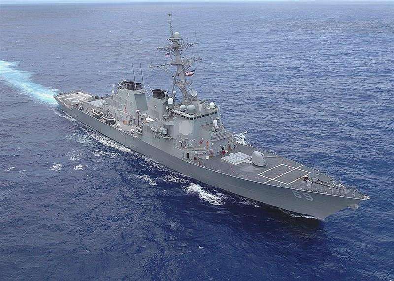 米軍艦、台湾海峡を通過   異常なし＝国防部（中央社フォーカス台湾） - Yahoo!ニュース