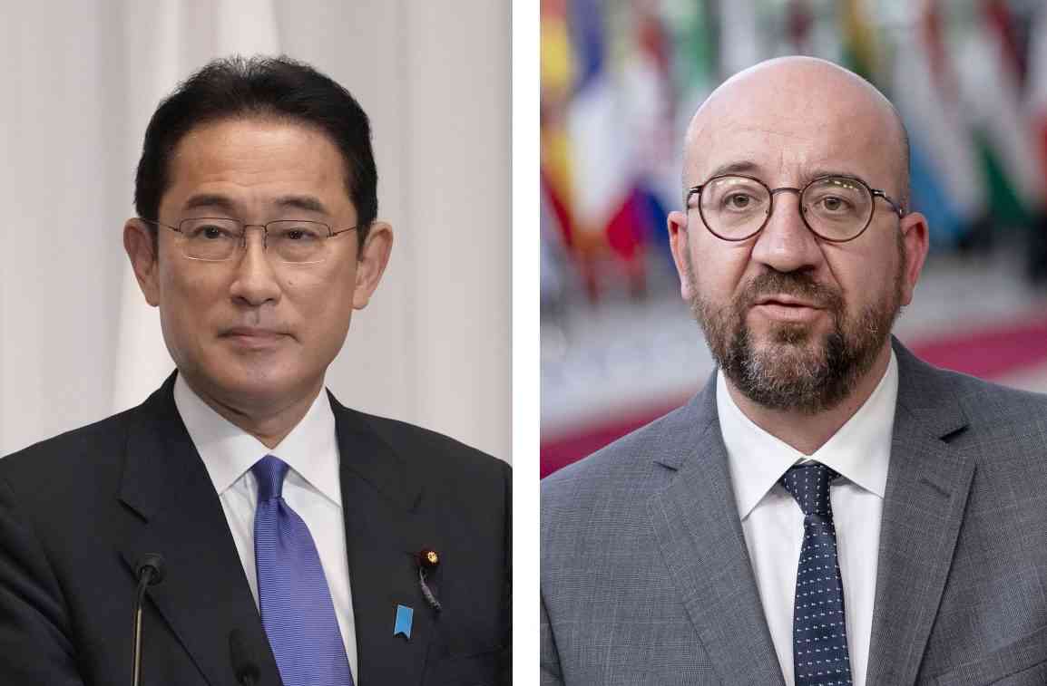 日本EU、29日首脳会談を調整　対中国で連携、台湾情勢も協議（共同通信） - Yahoo!ニュース