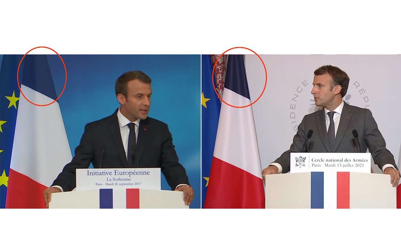 フランス大統領が国旗の青色を変更　国民知らぬまま 2020年夏（フジテレビ系（FNN）） - Yahoo!ニュース