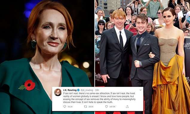 JK Rowling will NOT be featured in Harry Potter 20th anniversary special after controversial tweets | Daily Mail Online