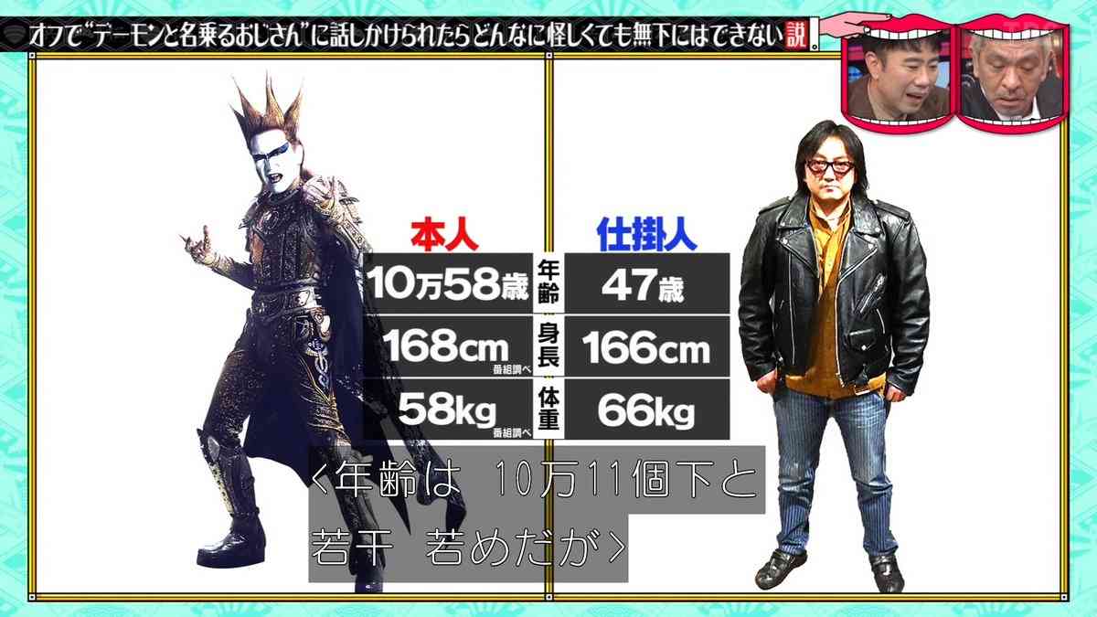 デーモン閣下、定期健診に苦笑い「悪魔のくせに」 理由は「人間の体を借りているので」