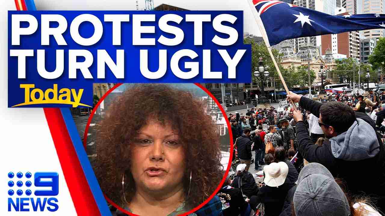 Senator slams politicians 'encouraging' Melbourne protests | 9 News Australia - YouTube