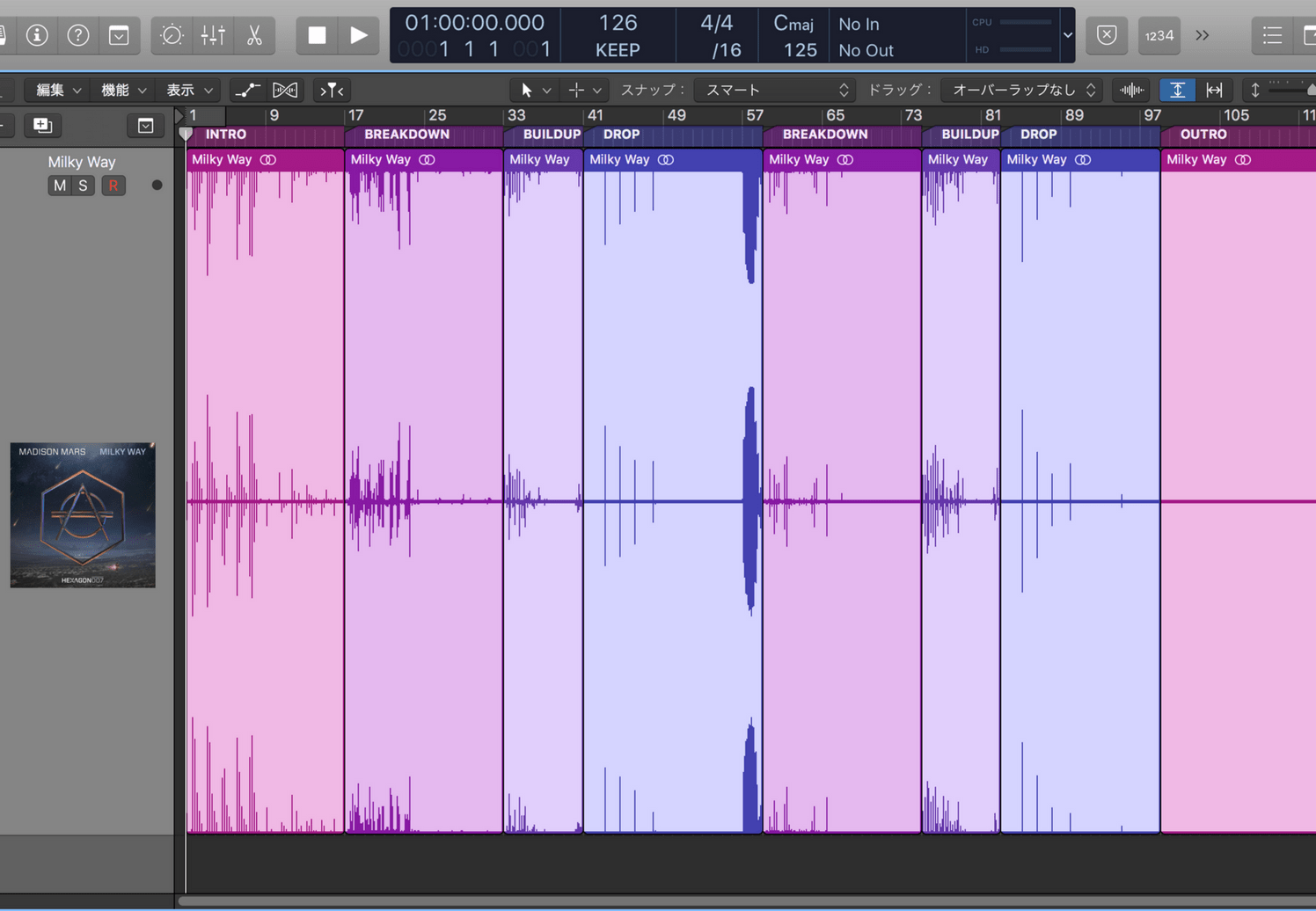 EDMの構成と作り方｜ Madison Mars – Milky Way  |  MUZE BLOG