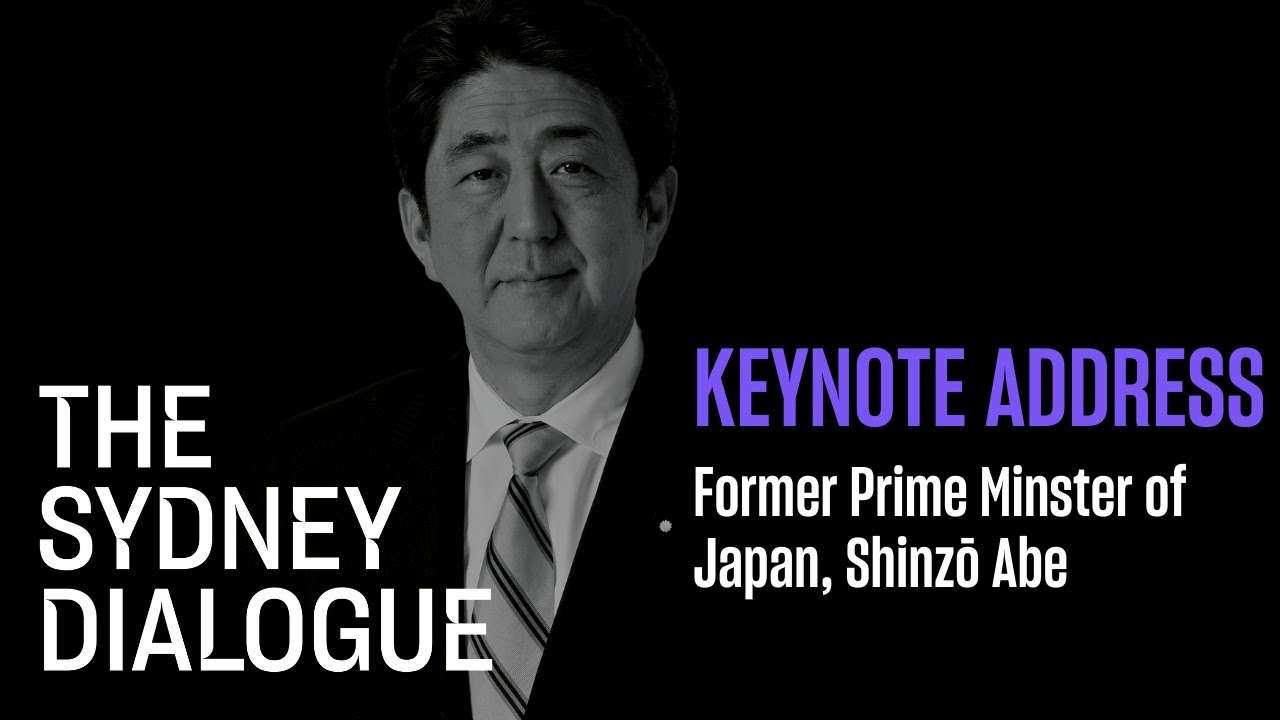 The Sydney Dialogue keynote address: Former Prime Minister of Japan, Shinzō Abe - YouTube
