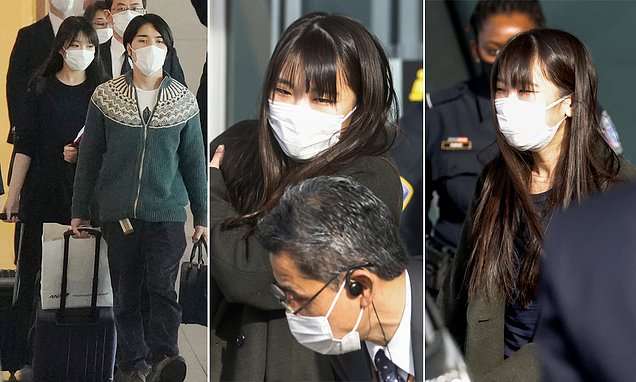 Princess Mako and husband Kei Komuro jet out of Tokyo as they begin married life in New York | Daily Mail Online