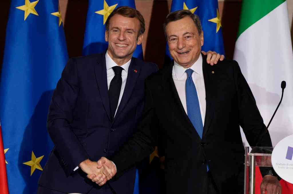 仏伊、協力条約締結　EUの新けん引役目指す（時事通信） - Yahoo!ニュース