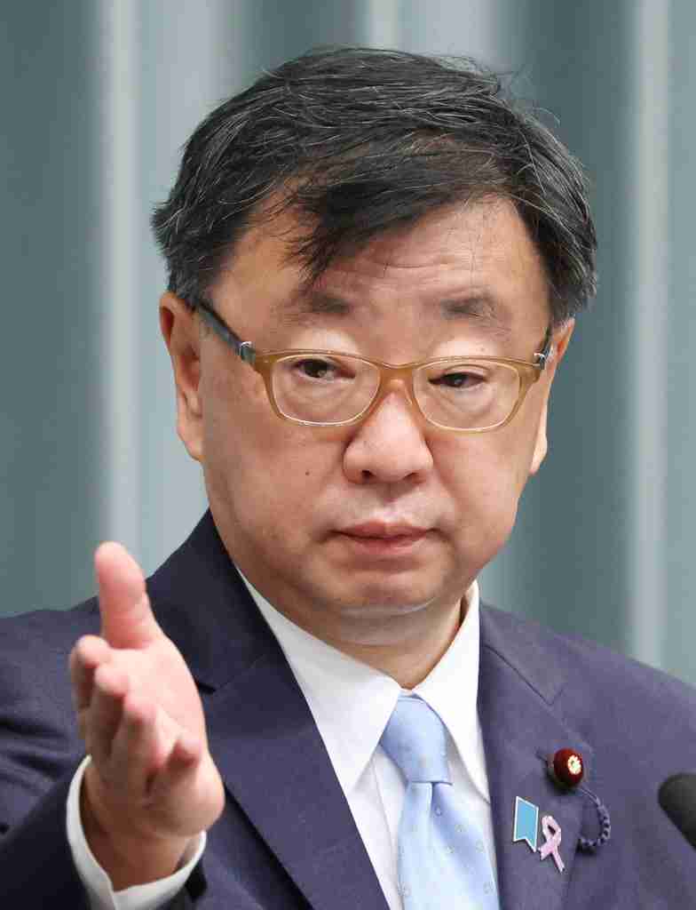 領海侵入の中国に抗議　松野官房長官（時事通信） - Yahoo!ニュース