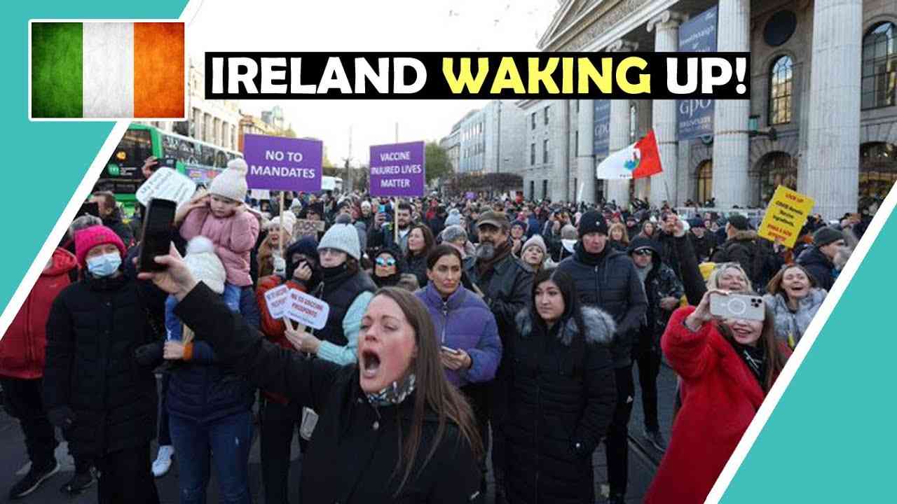 Dublin IRELAND Anti Vaccine Mandate Passport Protest 27th Nov 2021 / Hugo Talks #lockdown - YouTube