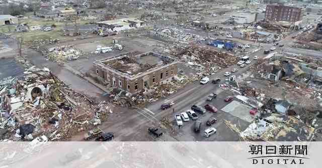 米、過去10年で最悪の竜巻、死者100人超か　知事は声を震わす：朝日新聞デジタル