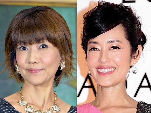 松本伊代はミニ、早見優はマキシのワンピで仲良し配信ライブ報告