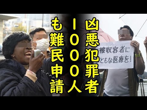 不法残留外国人約1000人が有罪判決で薬物事件、殺人罪等懲役10年以上の判決を受けた後に難民申請をしている惨状【カッパえんちょー】 - YouTube